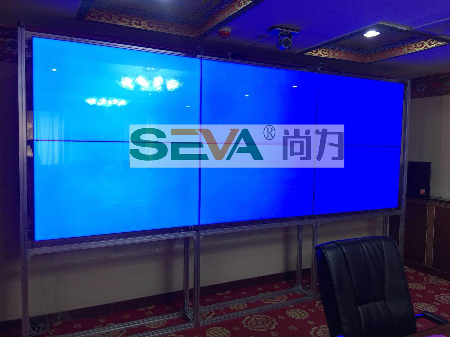 SEVA 55寸液晶拼接屏助力于甘肅交建集團(tuán)信息化建設(shè)