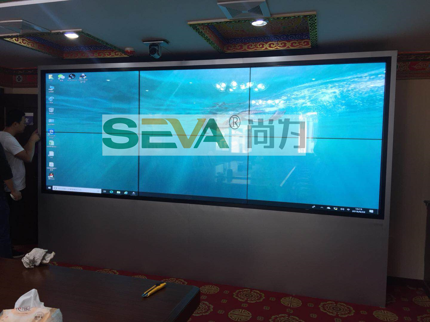 SEVA 55寸液晶拼接屏助力于甘肅交建集團(tuán)信息化建設(shè)